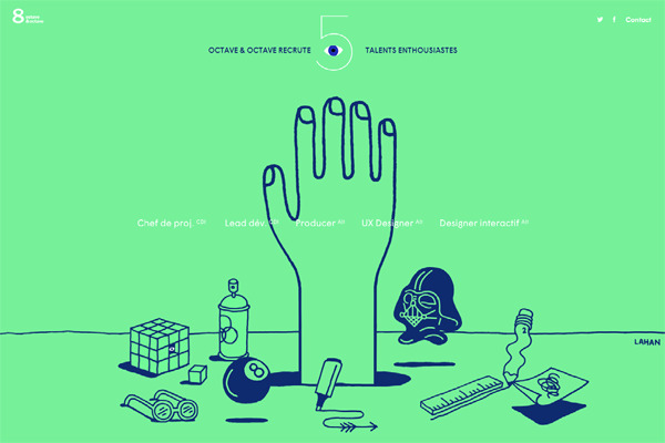 手描きスタイル